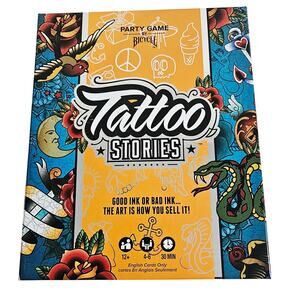 Tattoo Stories Card Game Drawing Party Game Ages 12+ Funny Creative Artist